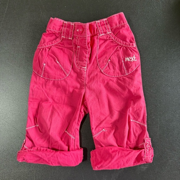 Vintage Next Casual Wide-Leg Bottoms with rollable hem - Picture 5 of 6